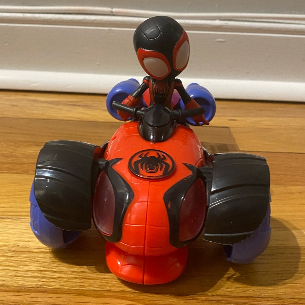 Spidey Miles Red and Black Toy Car